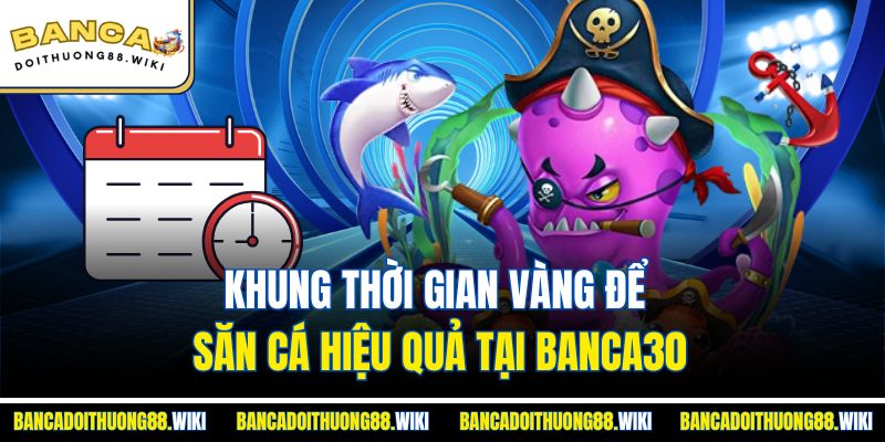 Banca30 1 Khung thời gian vàng để săn cá hiệu quả tại Banca30